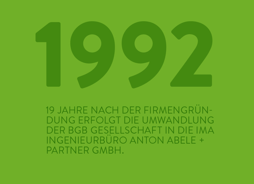 Meilenstein 1992